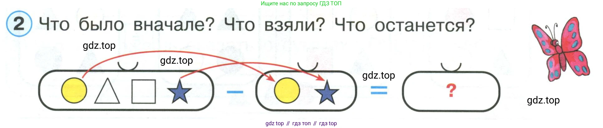 ГДЗ Математика, 1 класс Учебник, автор: Петерсон Людмила Георгиевна, издательство Просвещение, Москва, 2022, жёлтого цвета, Часть 1, страница 20, номер 2, Условие