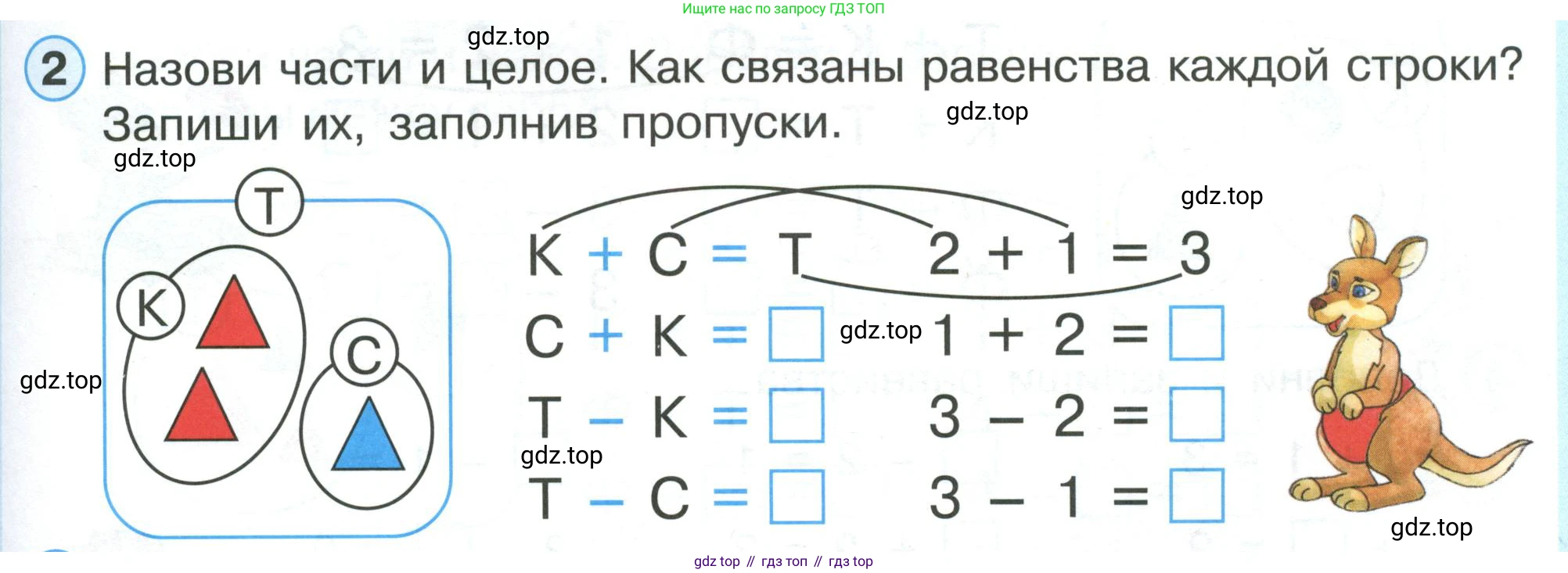 ГДЗ Математика, 1 класс Учебник, автор: Петерсон Людмила Георгиевна, издательство Просвещение, Москва, 2022, жёлтого цвета, Часть 1, страница 33, номер 2, Условие