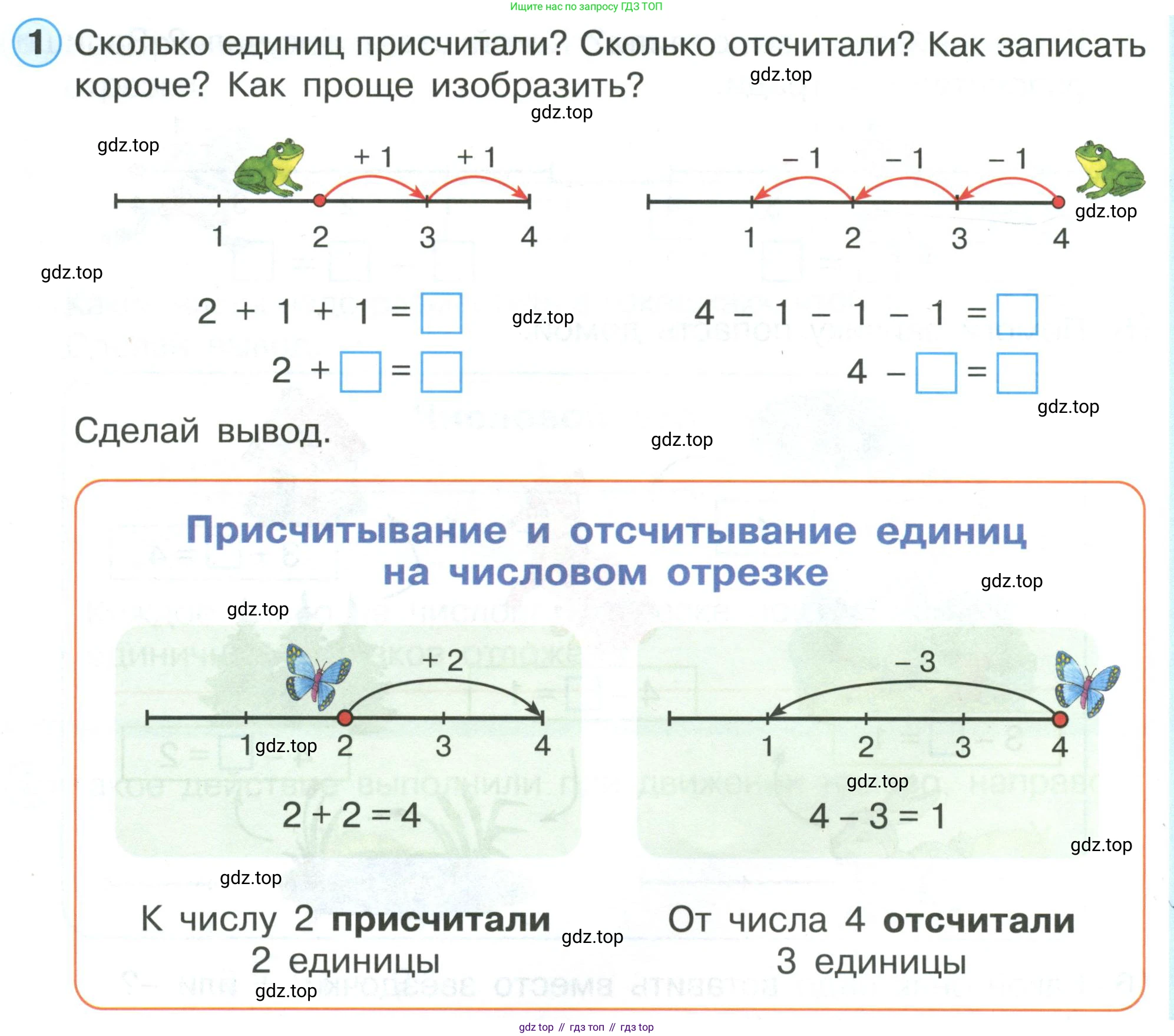 ГДЗ Математика, 1 класс Учебник, автор: Петерсон Людмила Георгиевна, издательство Просвещение, Москва, 2022, жёлтого цвета, Часть 1, страница 40, номер 1, Условие