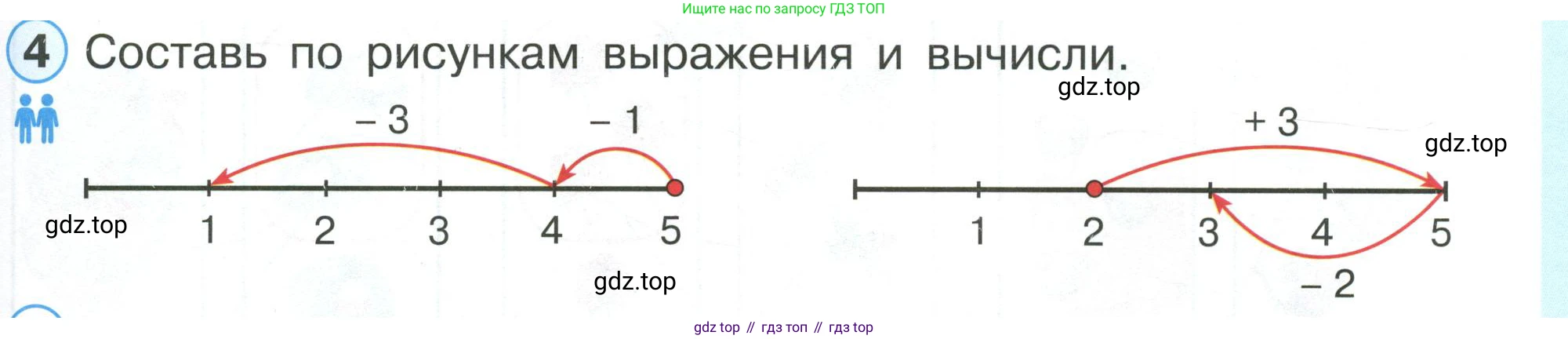 ГДЗ Математика, 1 класс Учебник, автор: Петерсон Людмила Георгиевна, издательство Просвещение, Москва, 2022, жёлтого цвета, Часть 1, страница 47, номер 4, Условие