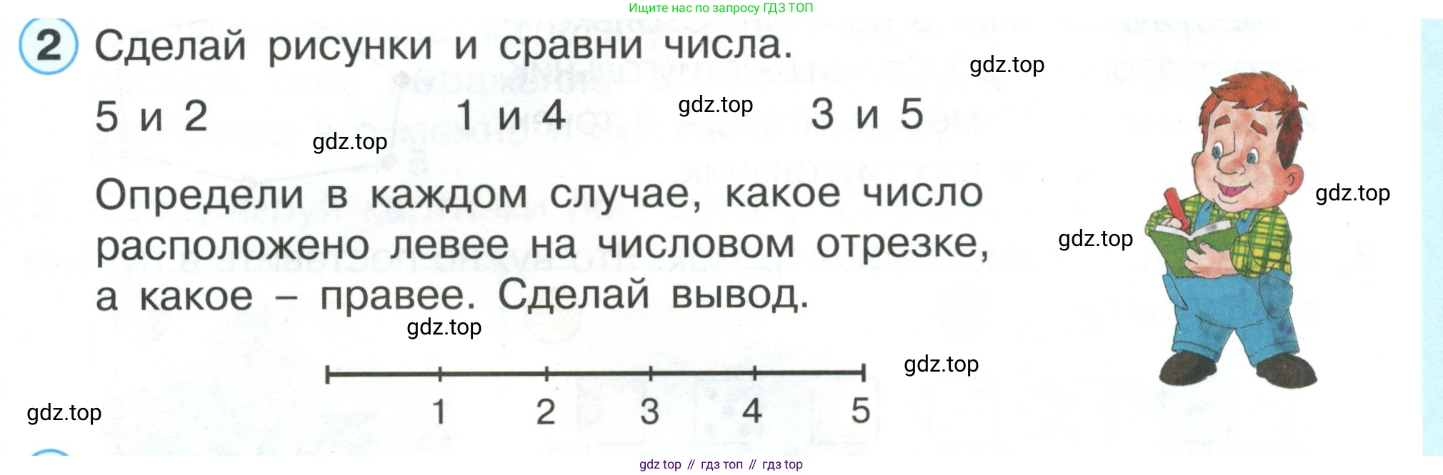 ГДЗ Математика, 1 класс Учебник, автор: Петерсон Людмила Георгиевна, издательство Просвещение, Москва, 2022, жёлтого цвета, Часть 1, страница 53, номер 2, Условие