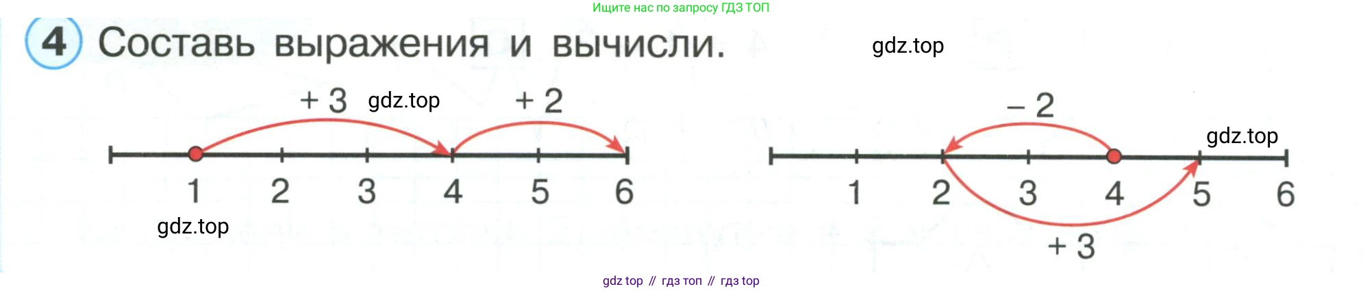 ГДЗ Математика, 1 класс Учебник, автор: Петерсон Людмила Георгиевна, издательство Просвещение, Москва, 2022, жёлтого цвета, Часть 1, страница 60, номер 4, Условие