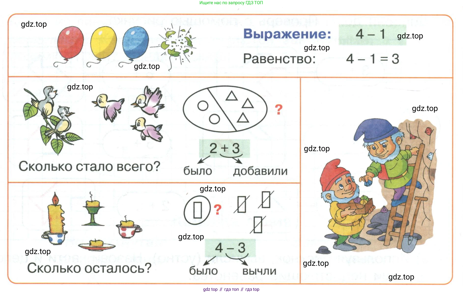 ГДЗ Математика, 1 класс Учебник, автор: Петерсон Людмила Георгиевна, издательство Просвещение, Москва, 2022, жёлтого цвета, Часть 2, страница 7, номер 6, Условие (продолжение 2)