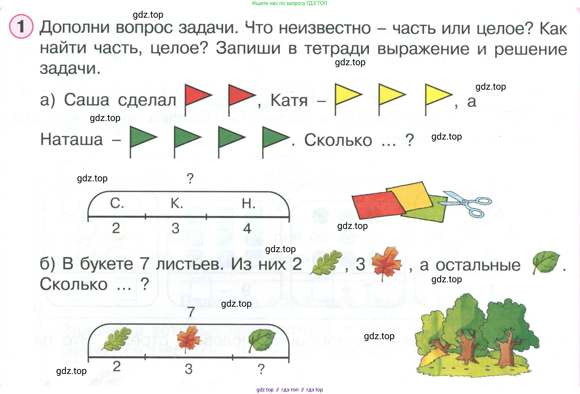 ГДЗ Математика, 1 класс Учебник, автор: Петерсон Людмила Георгиевна, издательство Просвещение, Москва, 2022, жёлтого цвета, Часть 2, страница 50, номер 1, Условие