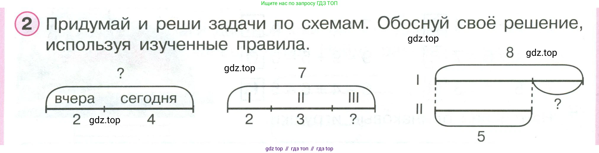 ГДЗ Математика, 1 класс Учебник, автор: Петерсон Людмила Георгиевна, издательство Просвещение, Москва, 2022, жёлтого цвета, Часть 2, страница 54, номер 2, Условие