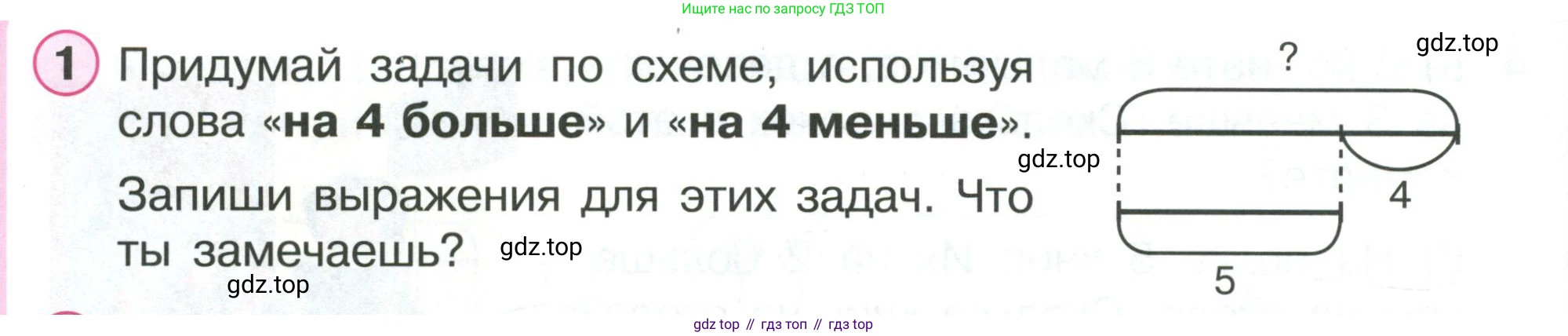 ГДЗ Математика, 1 класс Учебник, автор: Петерсон Людмила Георгиевна, издательство Просвещение, Москва, 2022, жёлтого цвета, Часть 2, страница 60, номер 1, Условие