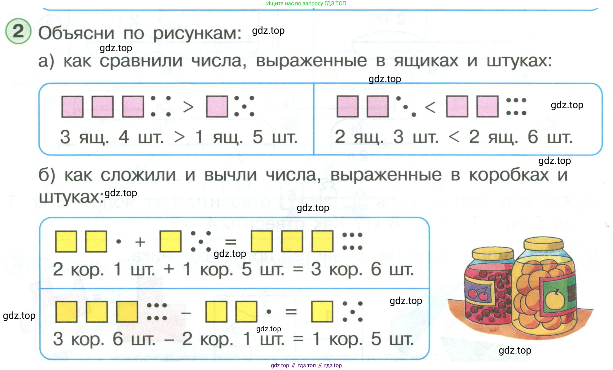ГДЗ Математика, 1 класс Учебник, автор: Петерсон Людмила Георгиевна, издательство Просвещение, Москва, 2022, жёлтого цвета, Часть 3, страница 36, номер 2, Условие