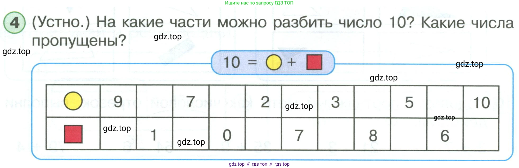 ГДЗ Математика, 1 класс Учебник, автор: Петерсон Людмила Георгиевна, издательство Просвещение, Москва, 2022, жёлтого цвета, Часть 3, страница 72, номер 4, Условие