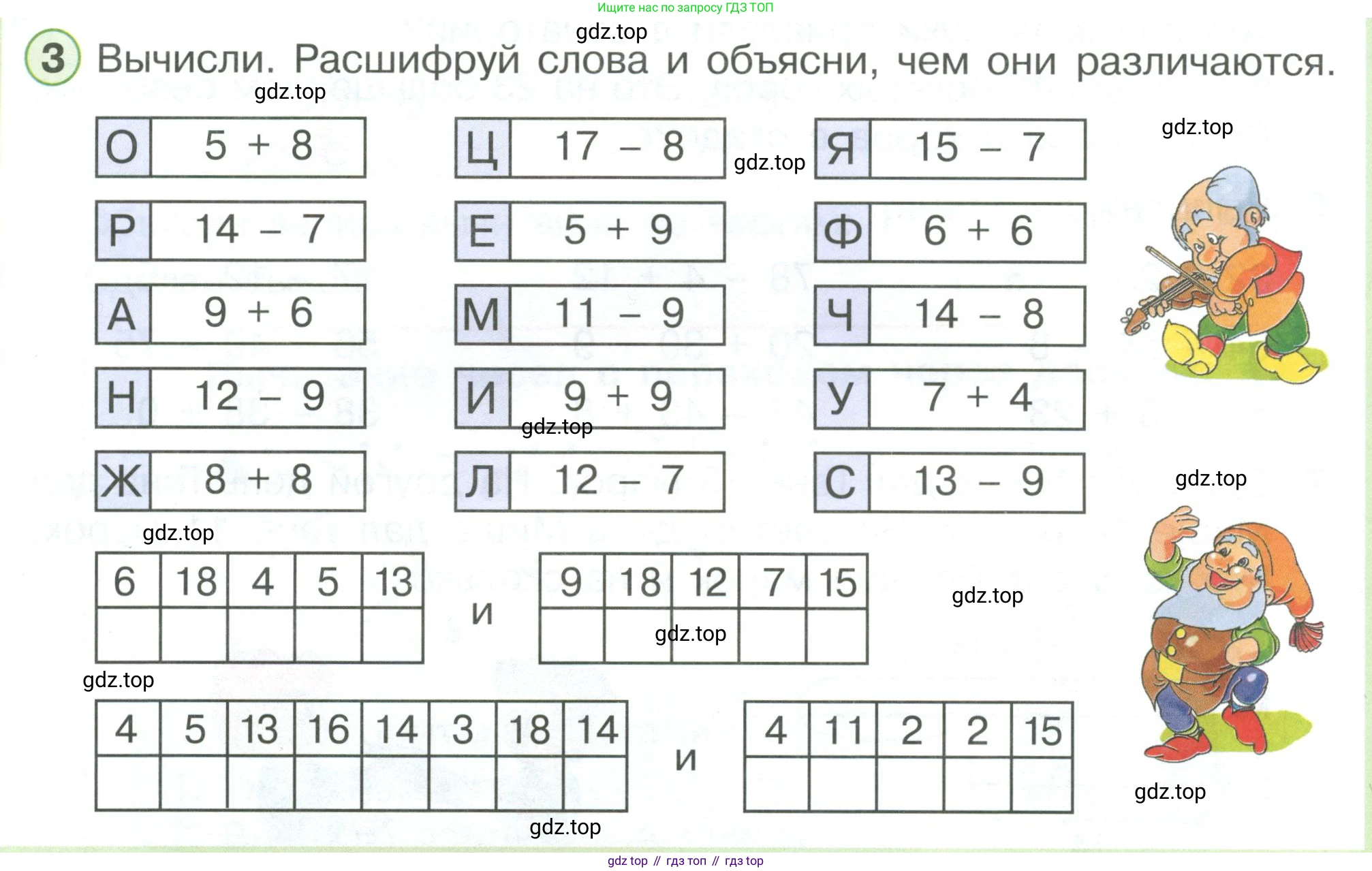 ГДЗ Математика, 1 класс Учебник, автор: Петерсон Людмила Георгиевна, издательство Просвещение, Москва, 2022, жёлтого цвета, Часть 3, страница 82, номер 3, Условие