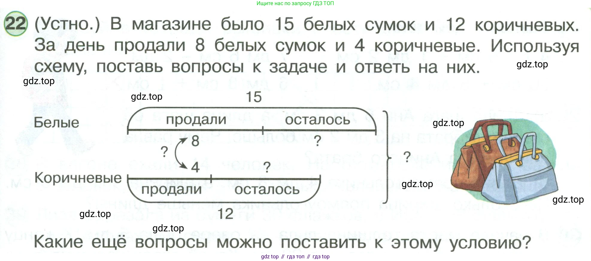 ГДЗ Математика, 1 класс Учебник, автор: Петерсон Людмила Георгиевна, издательство Просвещение, Москва, 2022, жёлтого цвета, Часть 3, страница 93, номер 22, Условие
