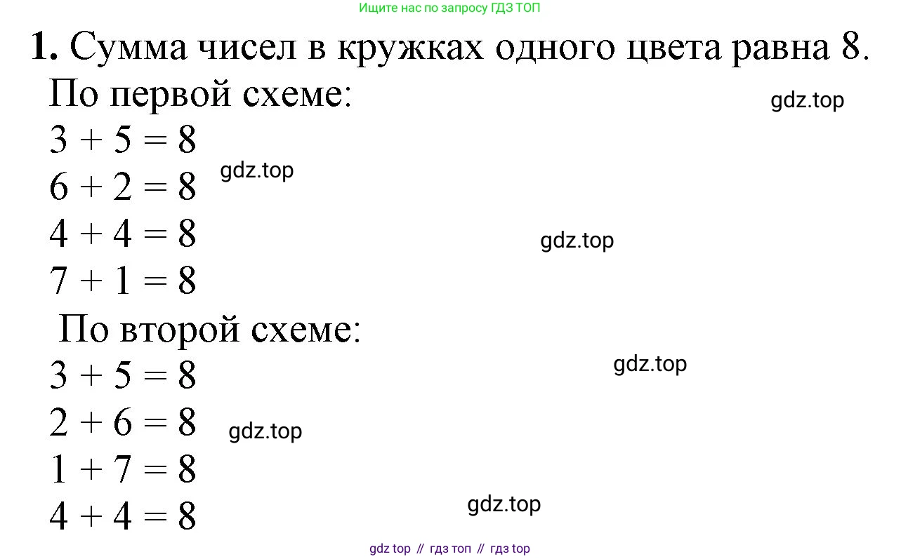 ГДЗ Математика, 1 класс Учебник, автор: Петерсон Людмила Георгиевна, издательство Просвещение, Москва, 2022, жёлтого цвета, Часть 2, страница 18, номер 1, Решение