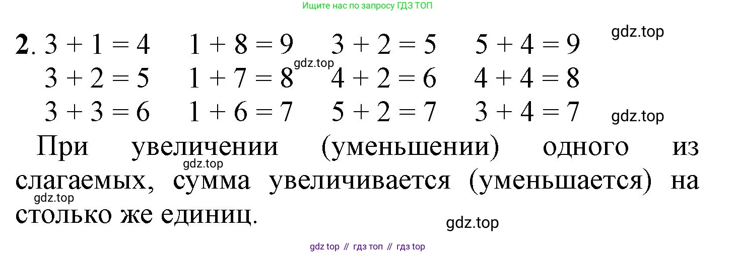 ГДЗ Математика, 1 класс Учебник, автор: Петерсон Людмила Георгиевна, издательство Просвещение, Москва, 2022, жёлтого цвета, Часть 2, страница 24, номер 2, Решение