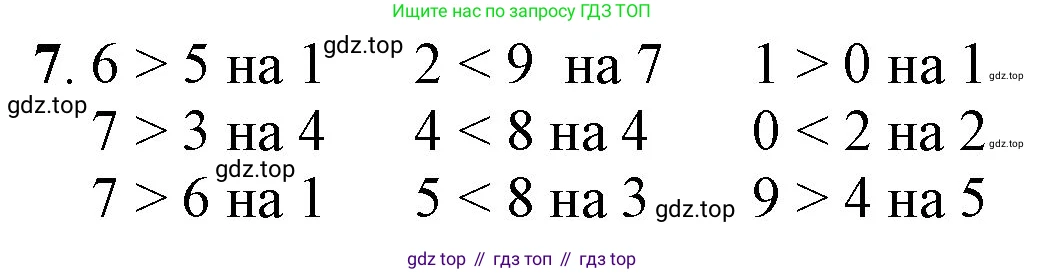 ГДЗ Математика, 1 класс Учебник, автор: Петерсон Людмила Георгиевна, издательство Просвещение, Москва, 2022, жёлтого цвета, Часть 2, страница 55, номер 7, Решение