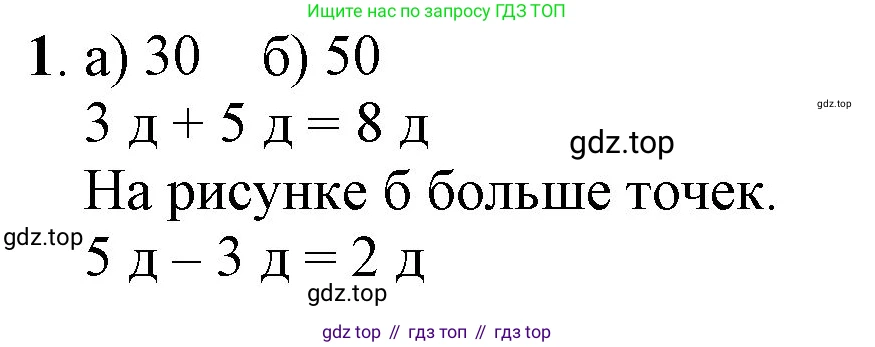 ГДЗ Математика, 1 класс Учебник, автор: Петерсон Людмила Георгиевна, издательство Просвещение, Москва, 2022, жёлтого цвета, Часть 3, страница 46, номер 1, Решение