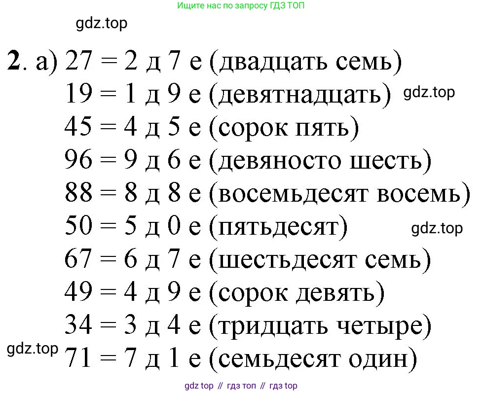 ГДЗ Математика, 1 класс Учебник, автор: Петерсон Людмила Георгиевна, издательство Просвещение, Москва, 2022, жёлтого цвета, Часть 3, страница 64, номер 2, Решение