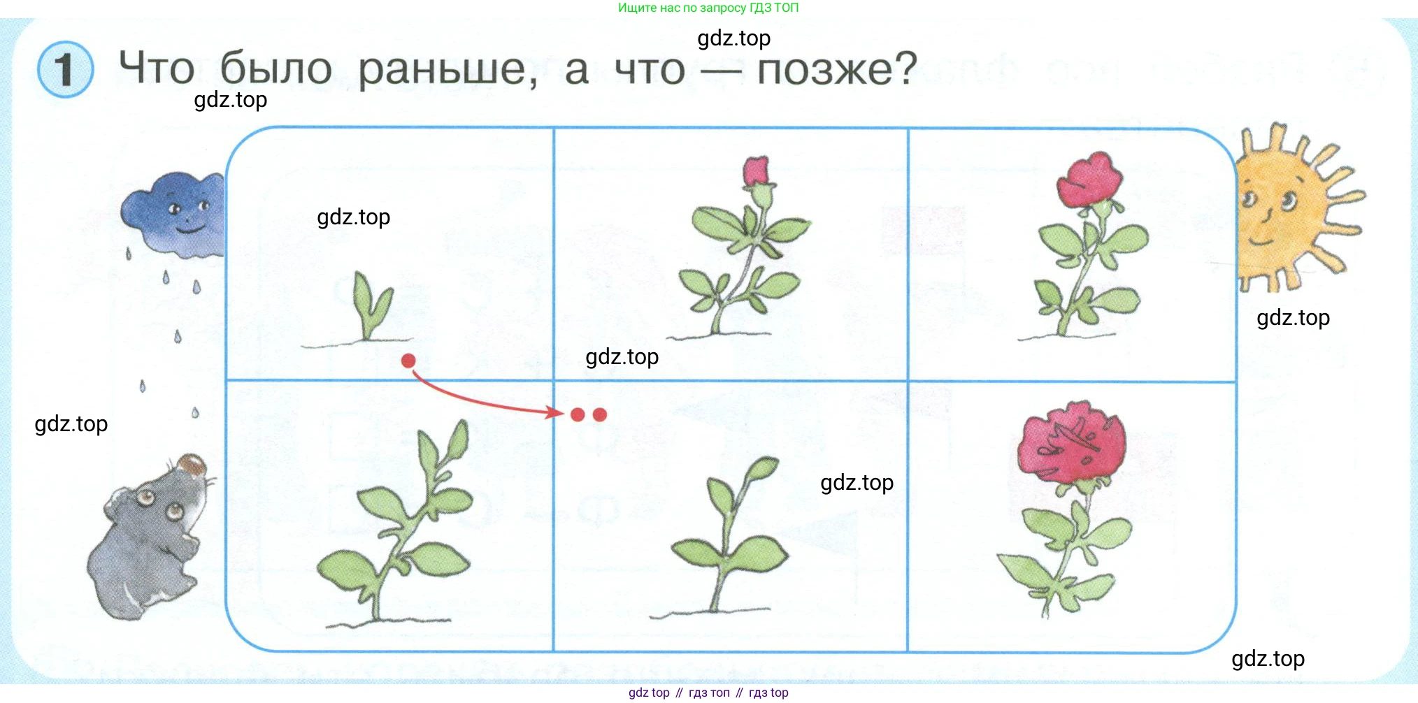 Математика, 1 класс учебное пособие - тетрадь, автор: Петерсон Людмила Георгиевна, издательство Просвещение, Москва, 2024, жёлтого цвета, Часть 1, страница 24, номер 1, Условие 2023