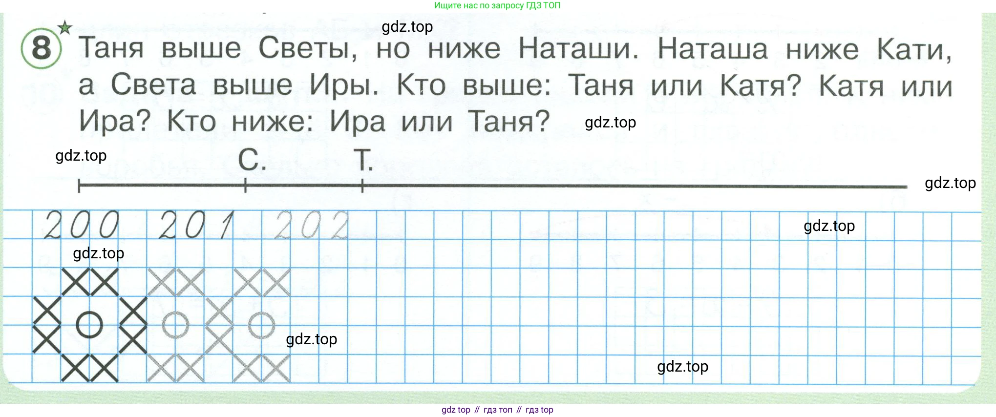 Математика, 1 класс учебное пособие - тетрадь, автор: Петерсон Людмила Георгиевна, издательство Просвещение, Москва, 2024, жёлтого цвета, Часть 3, страница 25, номер 8, Условие 2023