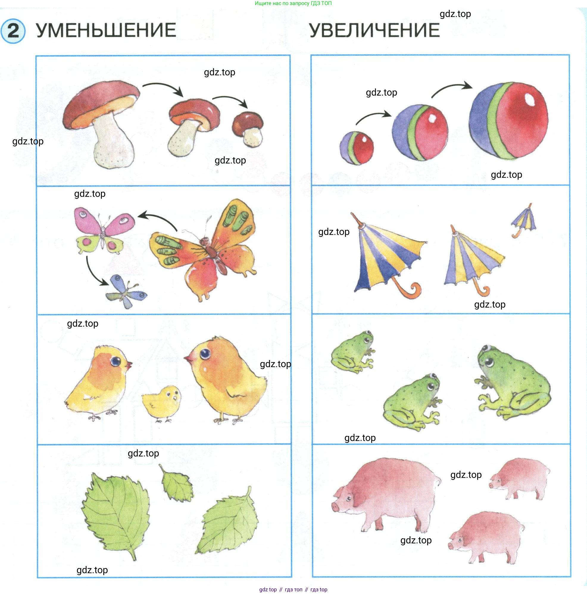 Математика, 1 класс учебное пособие - тетрадь, автор: Петерсон Людмила Георгиевна, издательство Просвещение, Москва, 2024, жёлтого цвета, Часть 1, страница 6, номер 2, Условие (2021-2022)