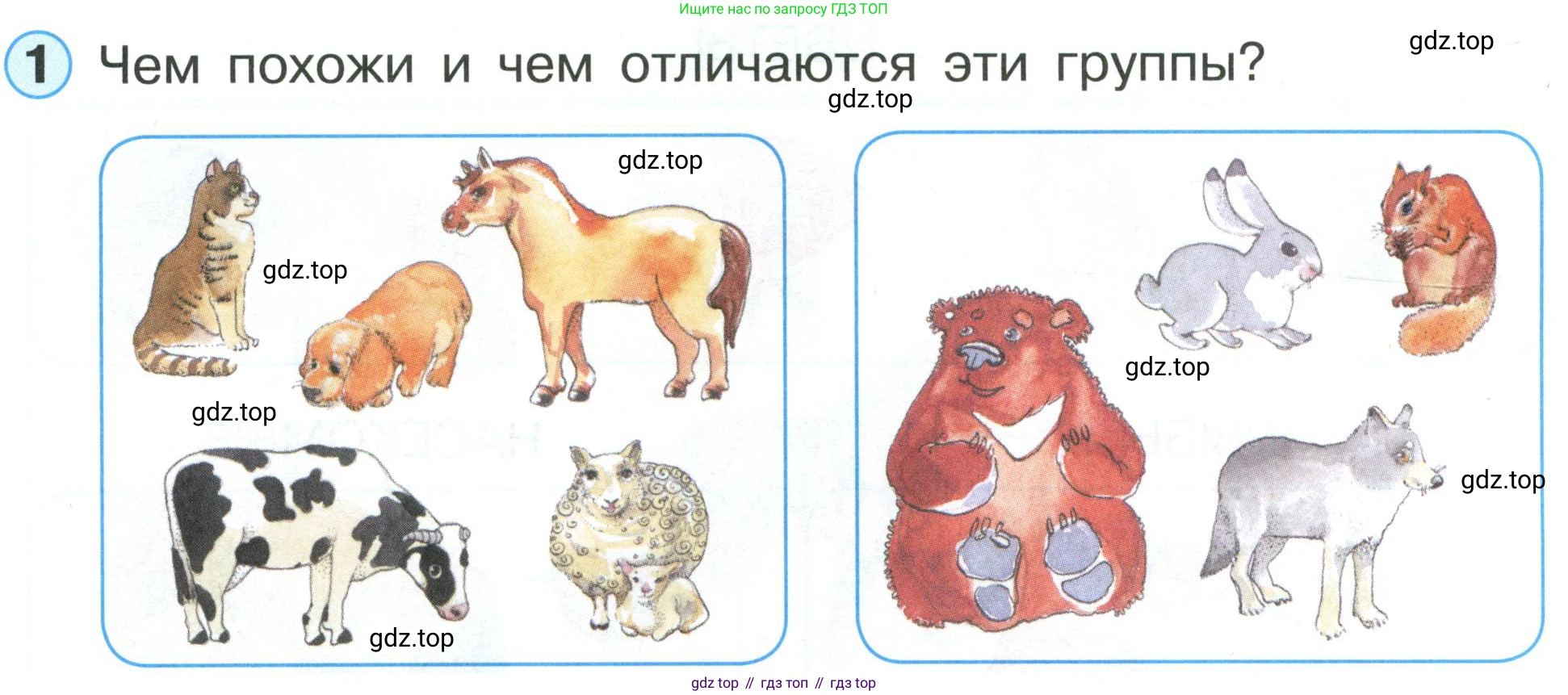 Математика, 1 класс учебное пособие - тетрадь, автор: Петерсон Людмила Георгиевна, издательство Просвещение, Москва, 2024, жёлтого цвета, Часть 1, страница 10, номер 1, Условие (2021-2022)