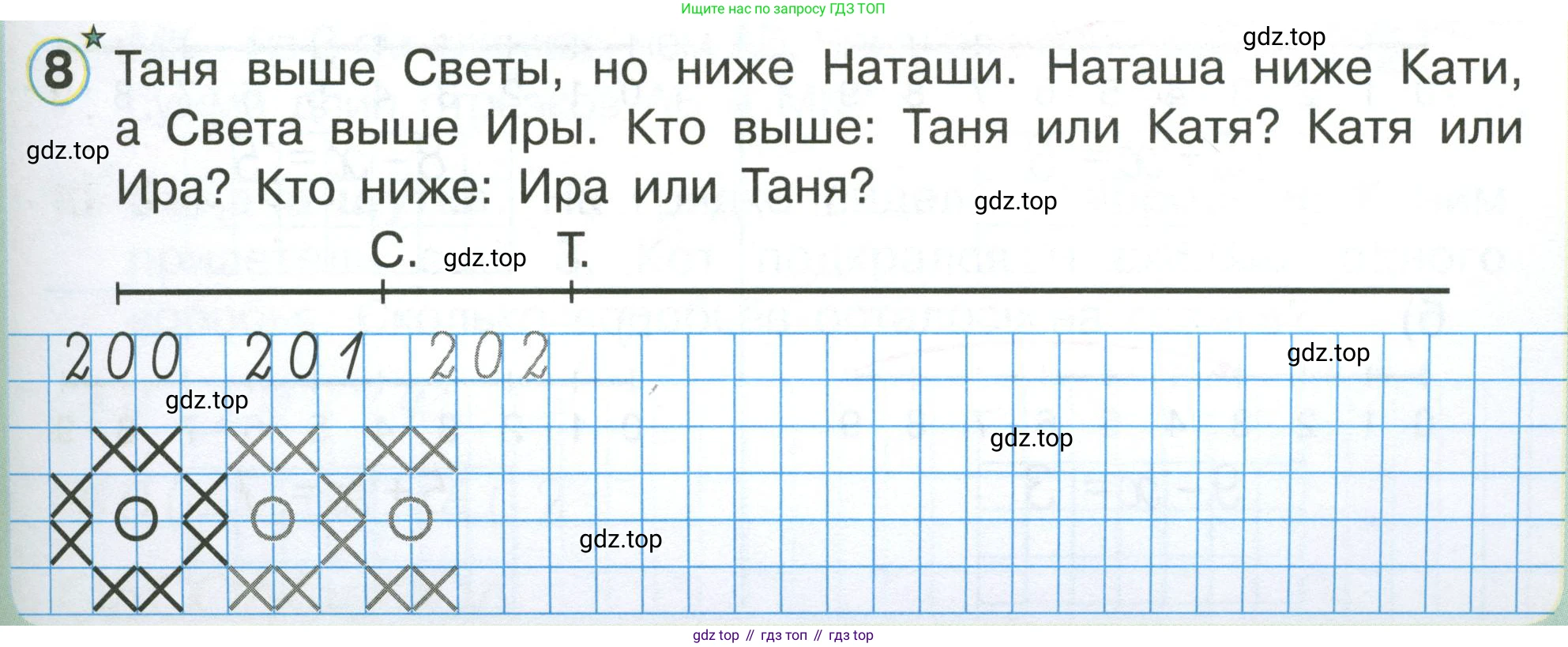 Математика, 1 класс учебное пособие - тетрадь, автор: Петерсон Людмила Георгиевна, издательство Просвещение, Москва, 2024, жёлтого цвета, Часть 3, страница 25, номер 8, Условие (2021-2022)