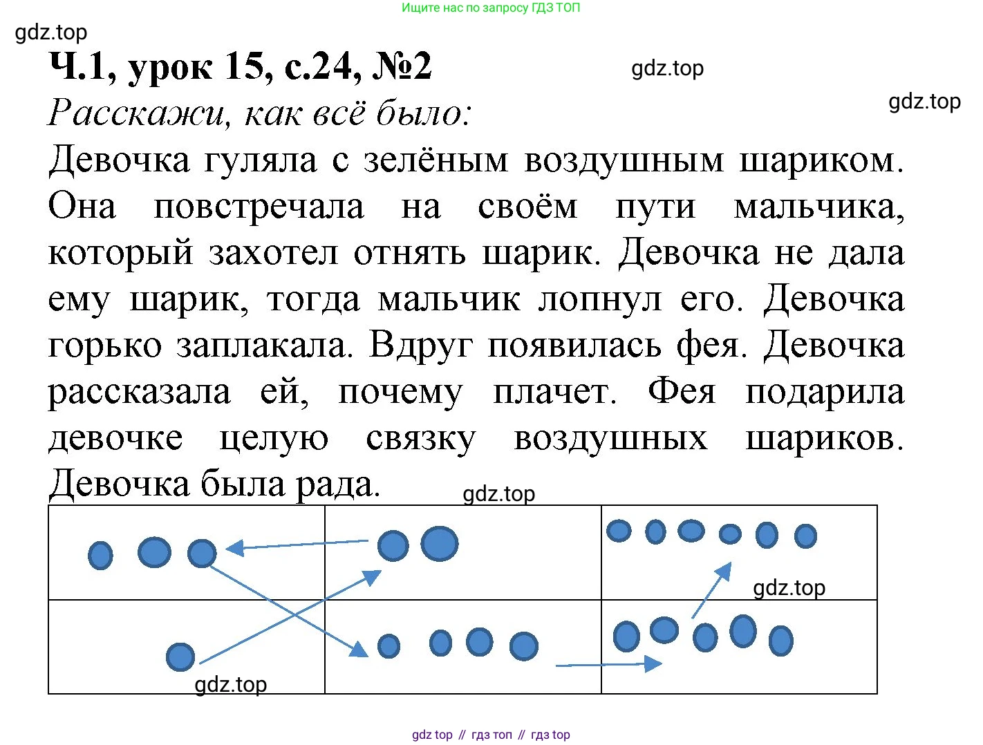 Математика, 1 класс учебное пособие - тетрадь, автор: Петерсон Людмила Георгиевна, издательство Просвещение, Москва, 2024, жёлтого цвета, Часть 1, страница 24, номер 2, Решение (2021-2022)
