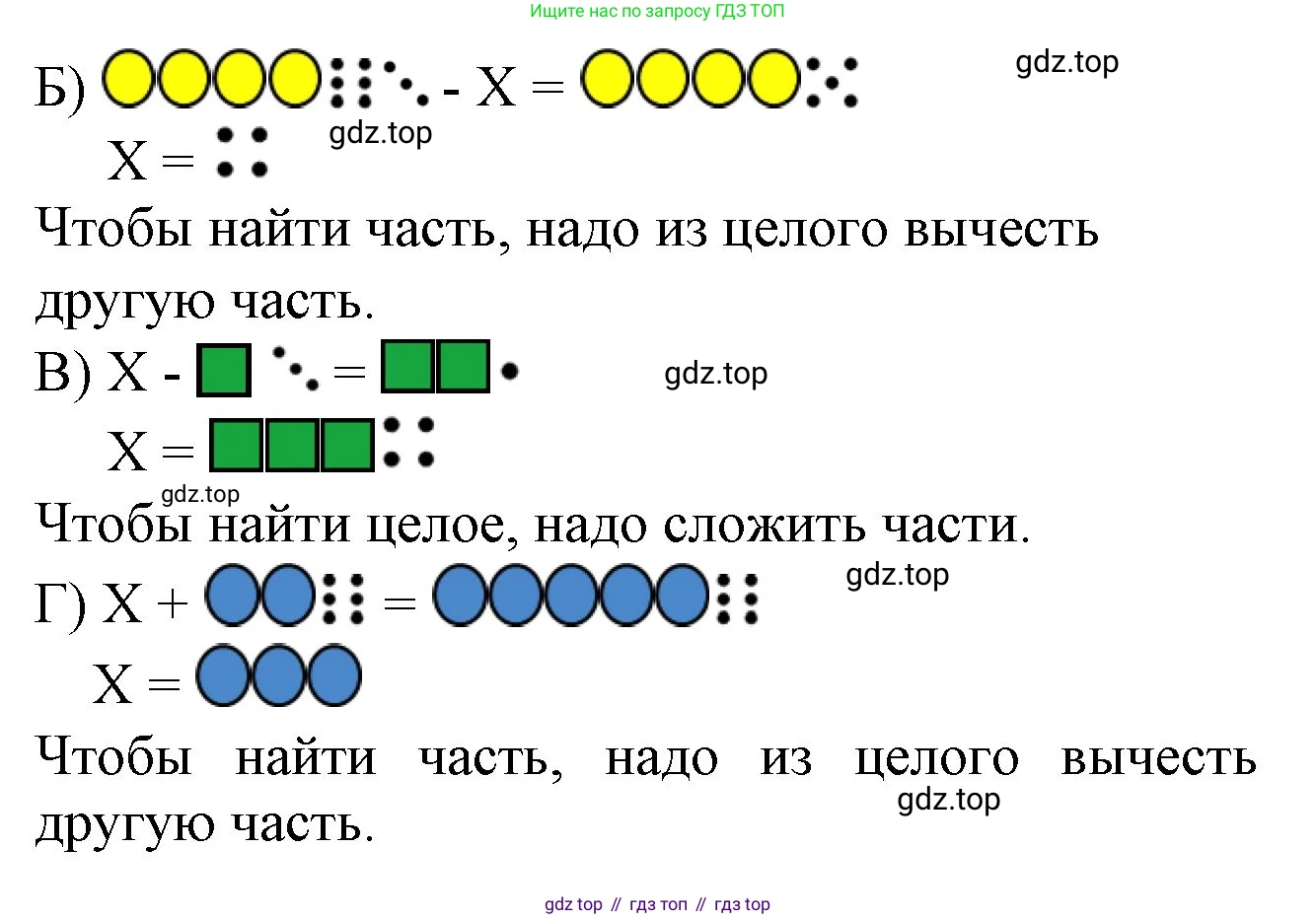Математика, 1 класс учебное пособие - тетрадь, автор: Петерсон Людмила Георгиевна, издательство Просвещение, Москва, 2024, жёлтого цвета, Часть 3, страница 37, номер 5, Решение (2021-2022) (продолжение 2)