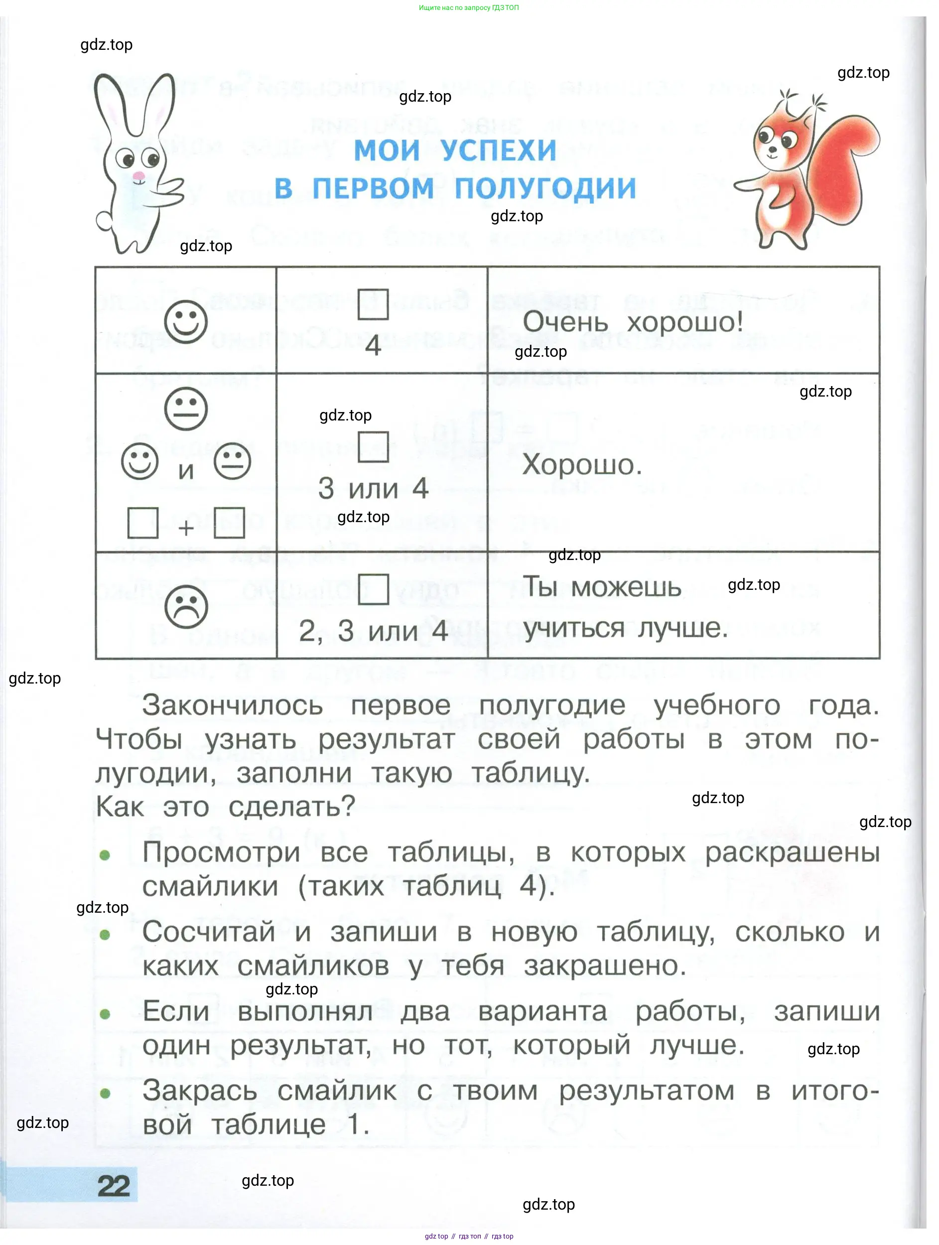 Математика, 1 класс Тетрадь учебных достижений, автор: Волкова Светлана Ивановна, издательство Просвещение, Москва, 2023, белого цвета, страница 22