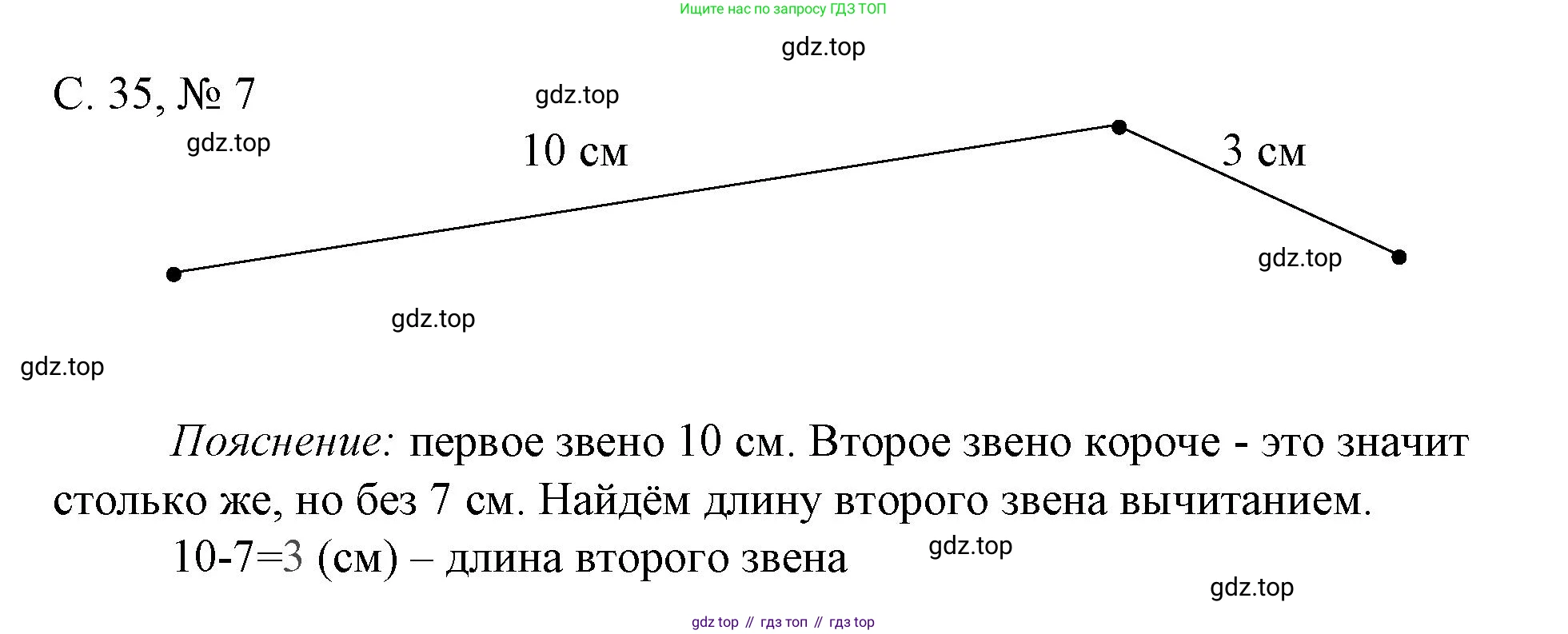 Математика, 1 класс Тетрадь учебных достижений, автор: Волкова Светлана Ивановна, издательство Просвещение, Москва, 2023, белого цвета, страница 35, номер 7, Решение