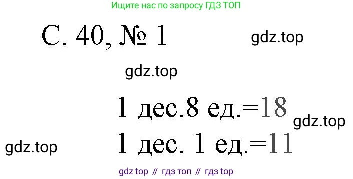 Математика, 1 класс Тетрадь учебных достижений, автор: Волкова Светлана Ивановна, издательство Просвещение, Москва, 2023, белого цвета, страница 40, номер 1, Решение