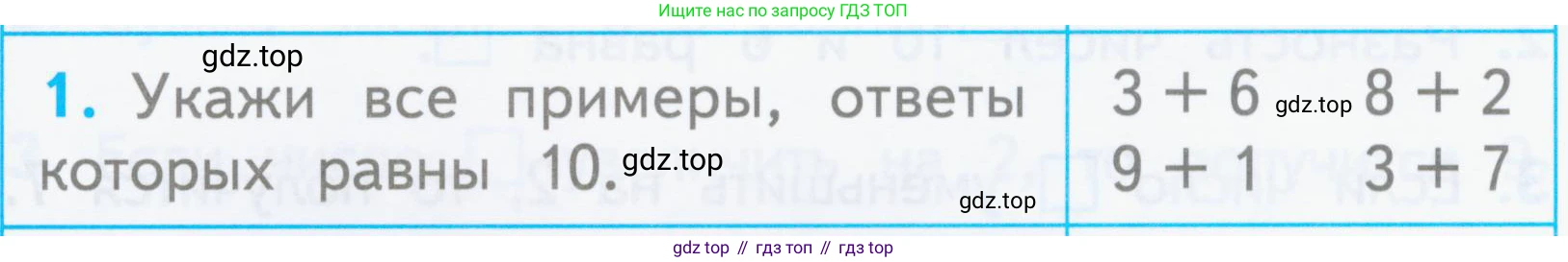 Математика, 1 класс Проверочные работы, автор: Волкова Светлана Ивановна, издательство Просвещение, Москва, 2023, белого цвета, страница 55, номер 1, Условие