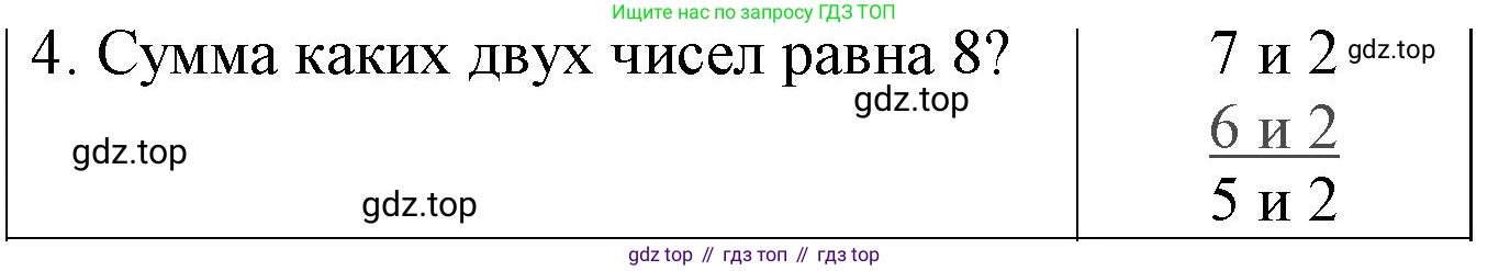 Математика, 1 класс Проверочные работы, автор: Волкова Светлана Ивановна, издательство Просвещение, Москва, 2023, белого цвета, страница 26, номер 4, Решение