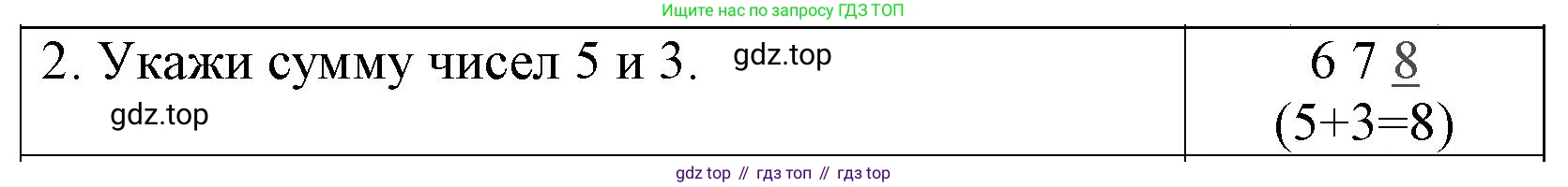 Математика, 1 класс Проверочные работы, автор: Волкова Светлана Ивановна, издательство Просвещение, Москва, 2023, белого цвета, страница 34, номер 2, Решение