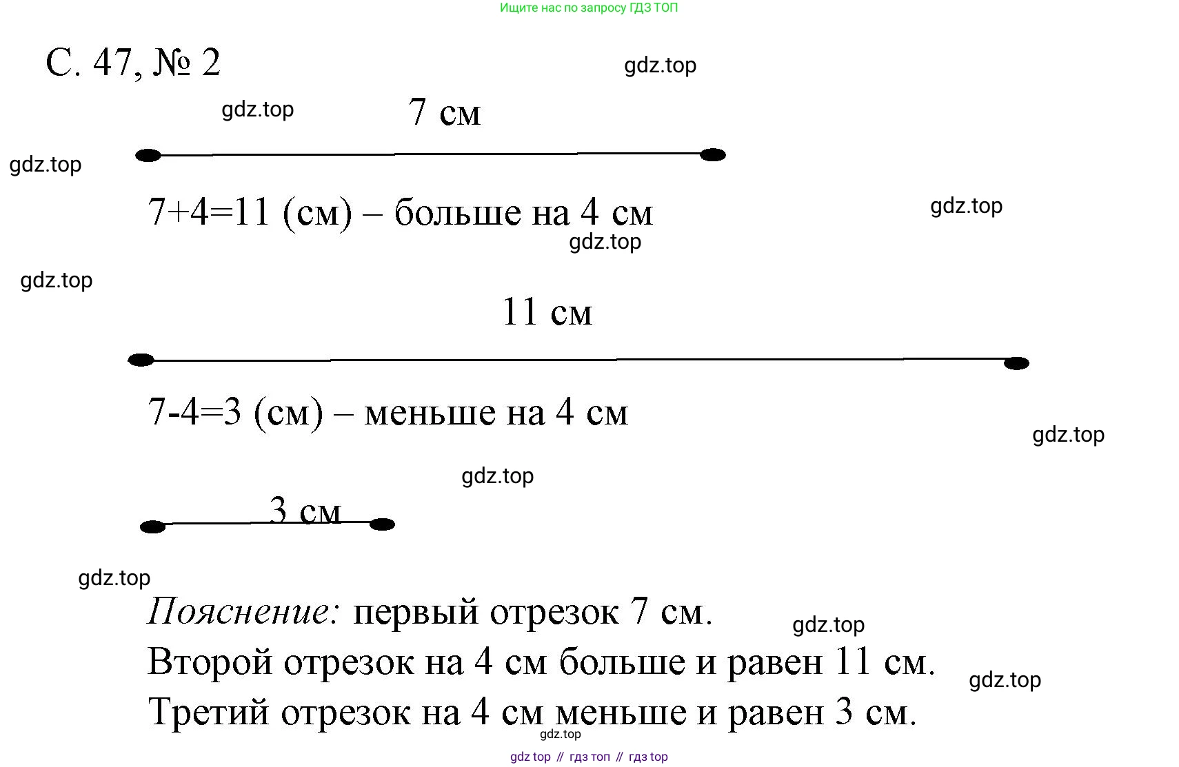 Математика, 1 класс Проверочные работы, автор: Волкова Светлана Ивановна, издательство Просвещение, Москва, 2023, белого цвета, страница 47, номер 2, Решение