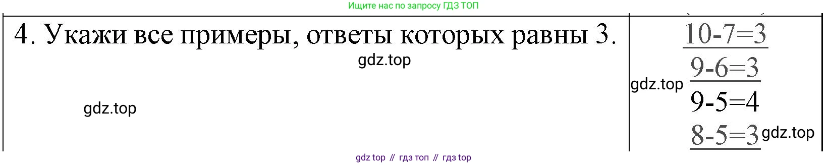 Математика, 1 класс Проверочные работы, автор: Волкова Светлана Ивановна, издательство Просвещение, Москва, 2023, белого цвета, страница 54, номер 4, Решение