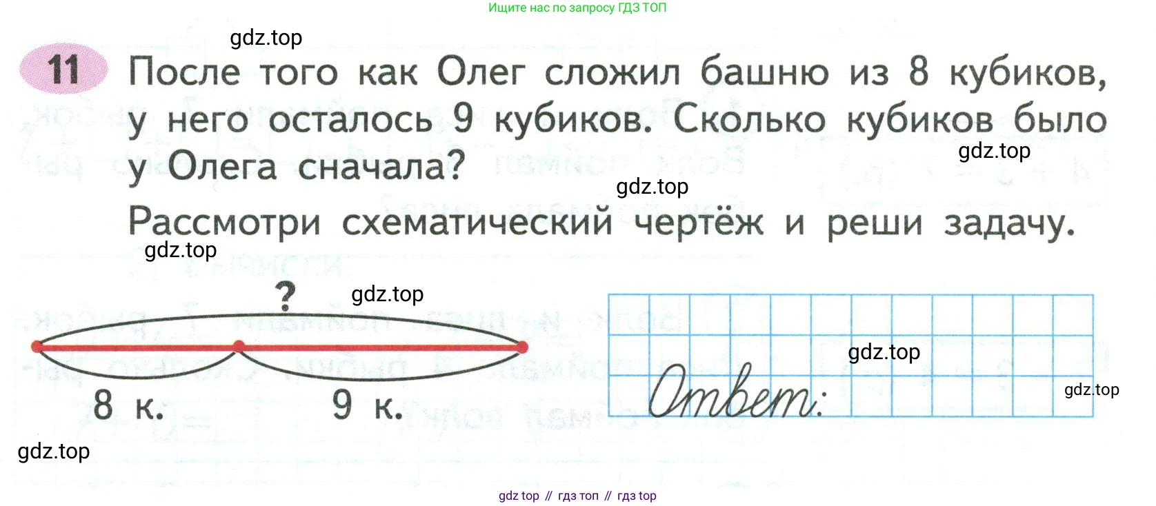 ГДЗ Математика, 2 класс рабочая тетрадь, авторы: Моро Мария Игнатьевна, Волкова К В, издательство Просвещение, Москва, 2023, белого цвета, Часть 1, страница 32, номер 11, Условие