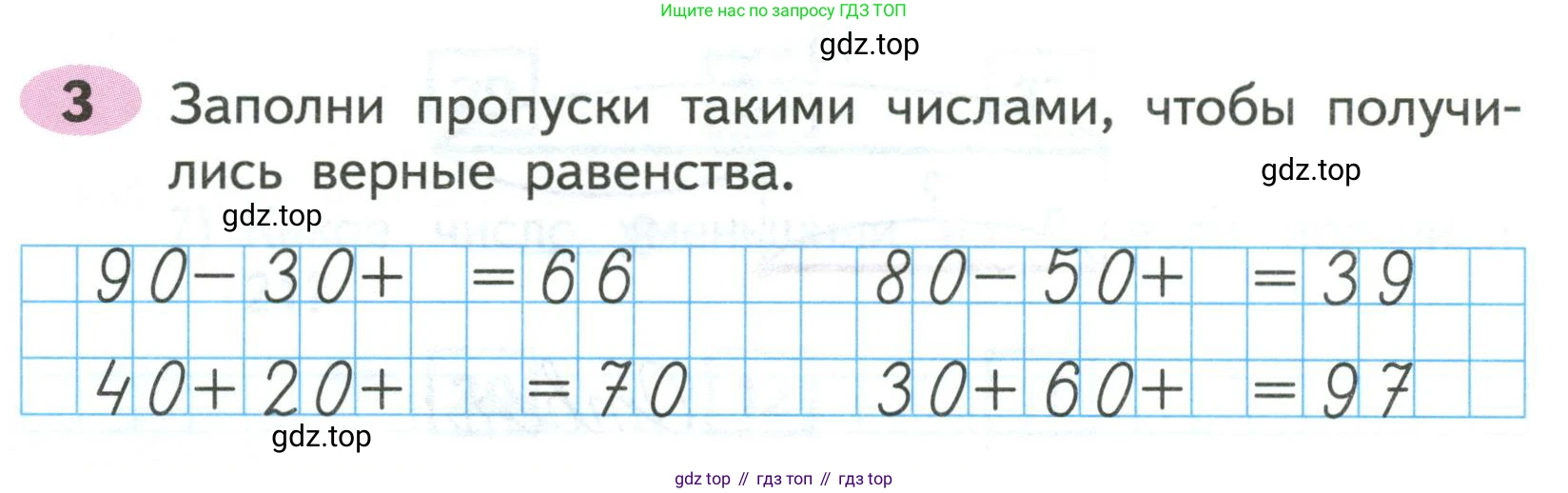 ГДЗ Математика, 2 класс рабочая тетрадь, авторы: Моро Мария Игнатьевна, Волкова К В, издательство Просвещение, Москва, 2023, белого цвета, Часть 1, страница 28, номер 3, Условие