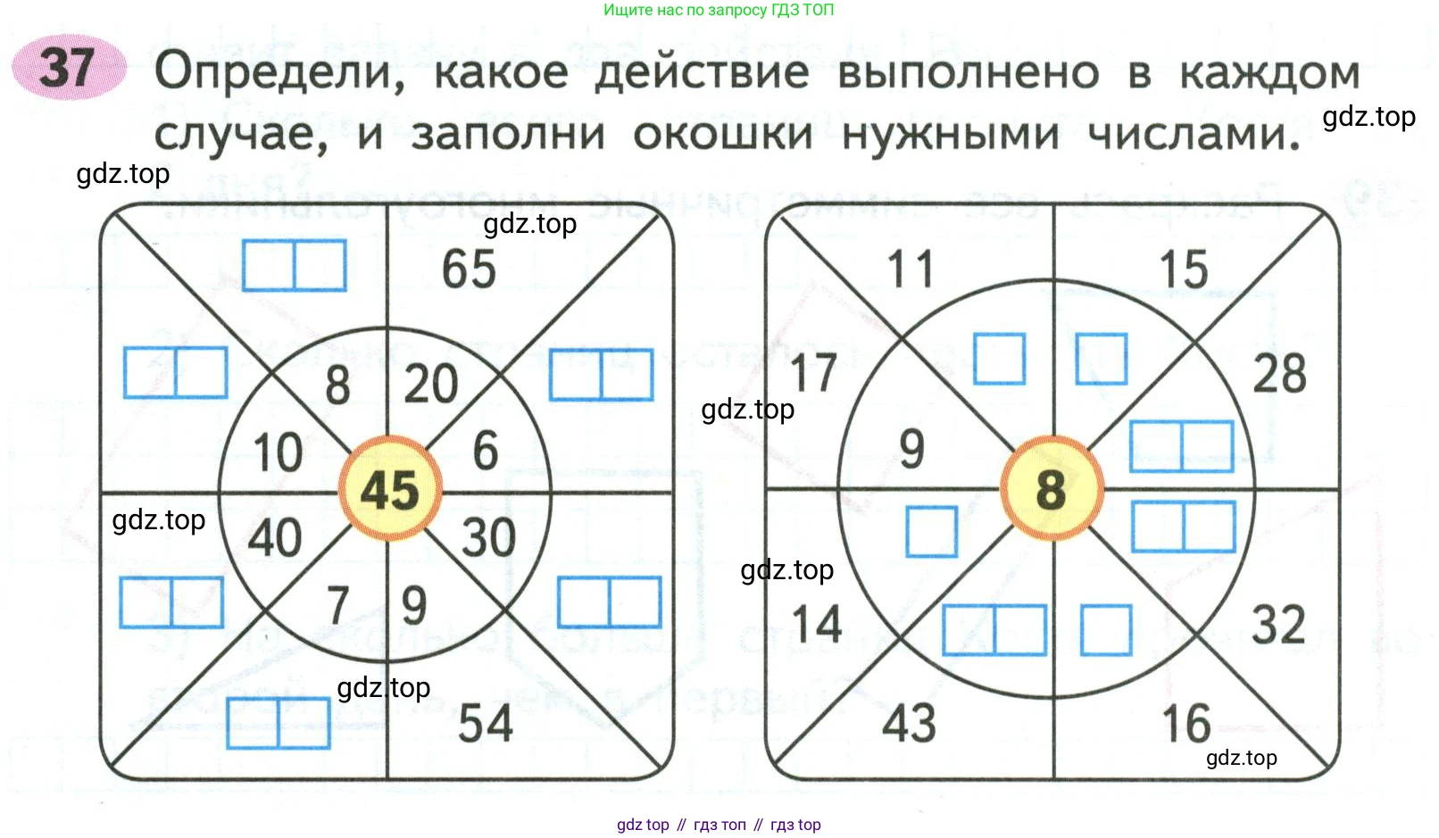 ГДЗ Математика, 2 класс рабочая тетрадь, авторы: Моро Мария Игнатьевна, Волкова К В, издательство Просвещение, Москва, 2023, белого цвета, Часть 2, страница 15, номер 37, Условие