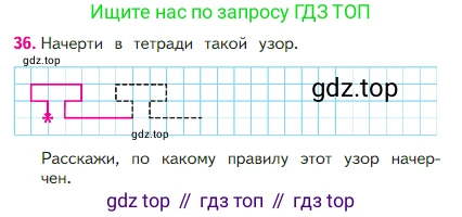 Математика, 2 класс Учебник, авторы: Моро Мария Игнатьевна, Бантова Мария Александровна, Бельтюкова Галина Васильевна, Волкова Светлана Ивановна, Степанова Светлана Вячеславовна, издательство Просвещение, Москва, 2023, белого цвета, Часть 1, страница 56, номер 36, Условие