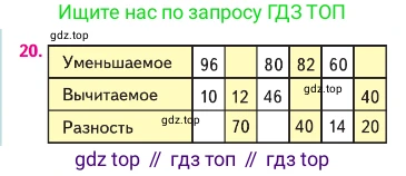 Математика, 2 класс Учебник, авторы: Моро Мария Игнатьевна, Бантова Мария Александровна, Бельтюкова Галина Васильевна, Волкова Светлана Ивановна, Степанова Светлана Вячеславовна, издательство Просвещение, Москва, 2023, белого цвета, Часть 1, страница 74, номер 20, Условие