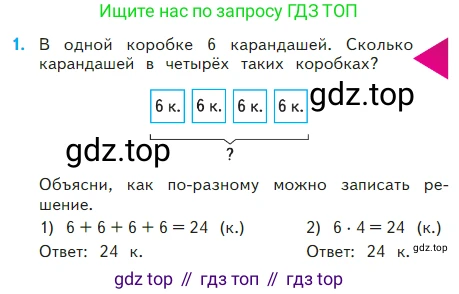 Математика, 2 класс Учебник, авторы: Моро Мария Игнатьевна, Бантова Мария Александровна, Бельтюкова Галина Васильевна, Волкова Светлана Ивановна, Степанова Светлана Вячеславовна, издательство Просвещение, Москва, 2023, белого цвета, Часть 2, страница 25, номер 1, Условие