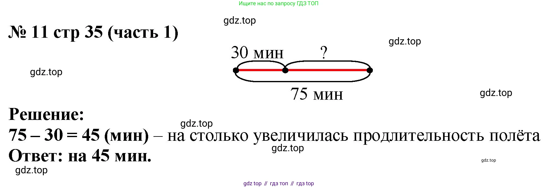 Математика, 2 класс Учебник, авторы: Моро Мария Игнатьевна, Бантова Мария Александровна, Бельтюкова Галина Васильевна, Волкова Светлана Ивановна, Степанова Светлана Вячеславовна, издательство Просвещение, Москва, 2023, белого цвета, Часть 1, страница 35, номер 11, Решение