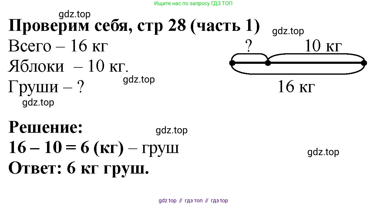 Математика, 2 класс Учебник, авторы: Моро Мария Игнатьевна, Бантова Мария Александровна, Бельтюкова Галина Васильевна, Волкова Светлана Ивановна, Степанова Светлана Вячеславовна, издательство Просвещение, Москва, 2023, белого цвета, Часть 1, страница 28, Решение