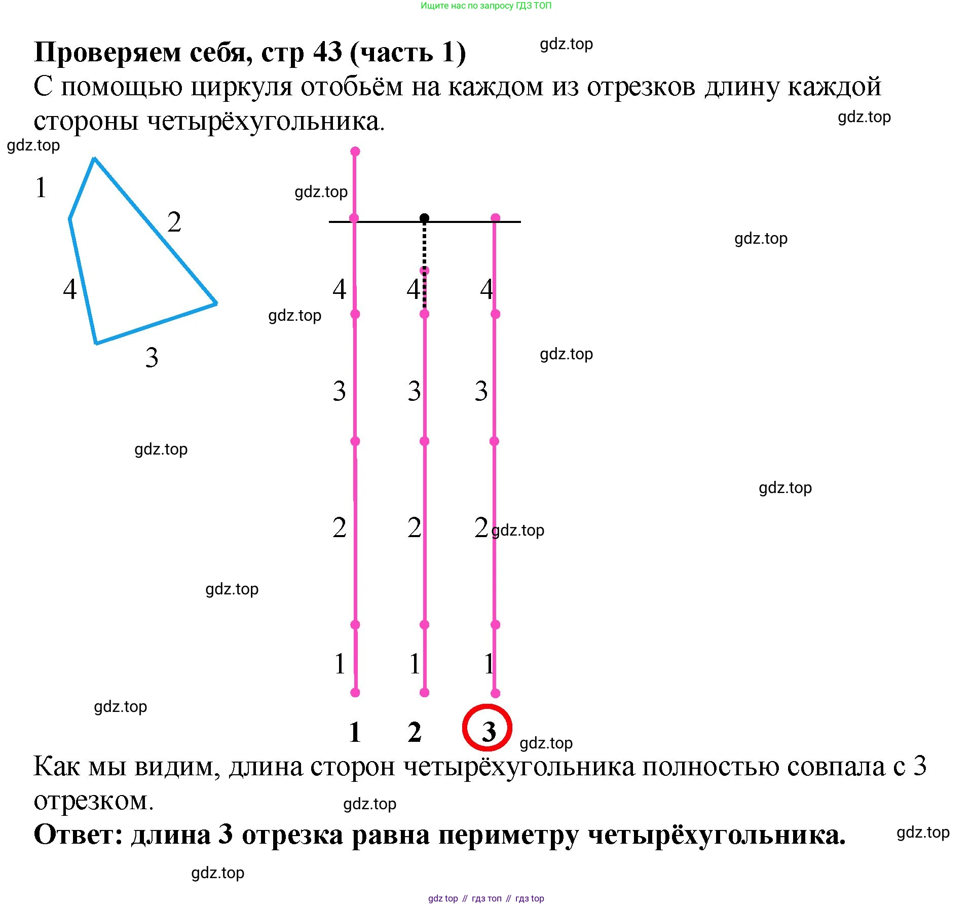 Математика, 2 класс Учебник, авторы: Моро Мария Игнатьевна, Бантова Мария Александровна, Бельтюкова Галина Васильевна, Волкова Светлана Ивановна, Степанова Светлана Вячеславовна, издательство Просвещение, Москва, 2023, белого цвета, Часть 1, страница 43, Решение