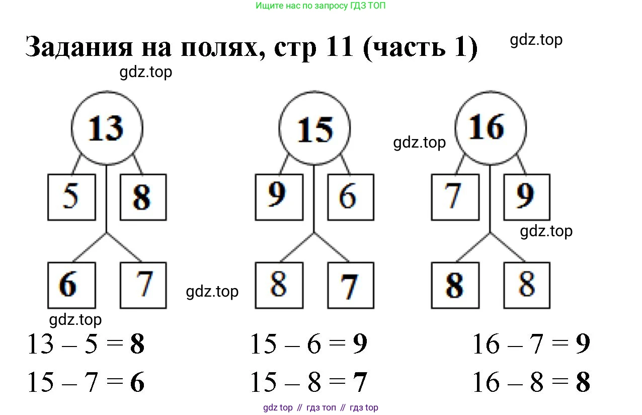 Математика, 2 класс Учебник, авторы: Моро Мария Игнатьевна, Бантова Мария Александровна, Бельтюкова Галина Васильевна, Волкова Светлана Ивановна, Степанова Светлана Вячеславовна, издательство Просвещение, Москва, 2023, белого цвета, Часть 1, страница 11, Решение