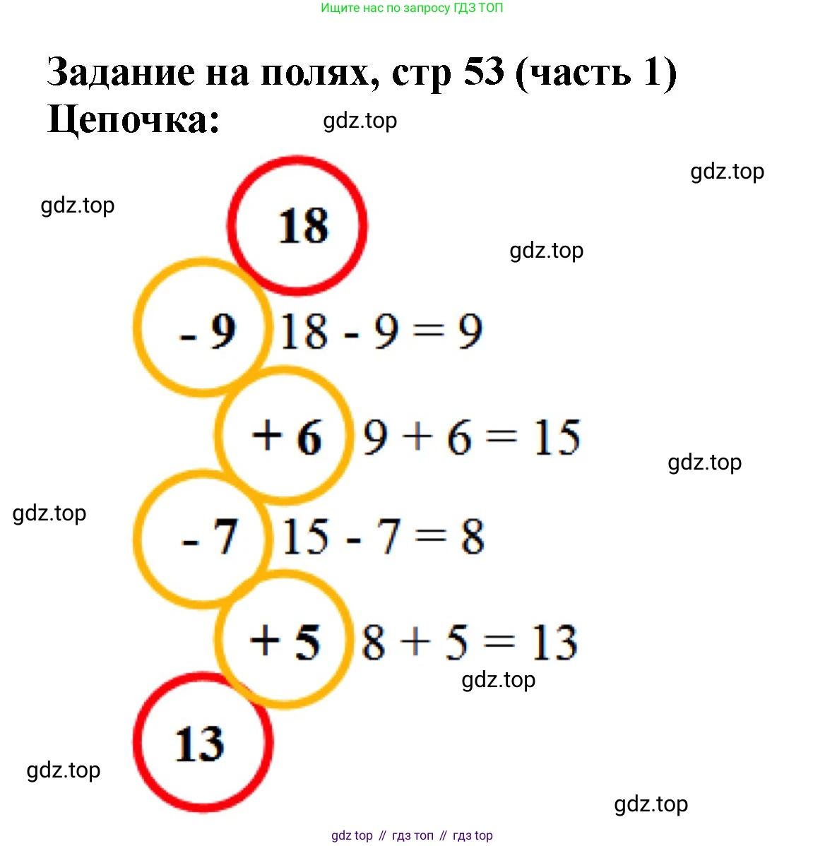 Математика, 2 класс Учебник, авторы: Моро Мария Игнатьевна, Бантова Мария Александровна, Бельтюкова Галина Васильевна, Волкова Светлана Ивановна, Степанова Светлана Вячеславовна, издательство Просвещение, Москва, 2023, белого цвета, Часть 1, страница 53, Решение