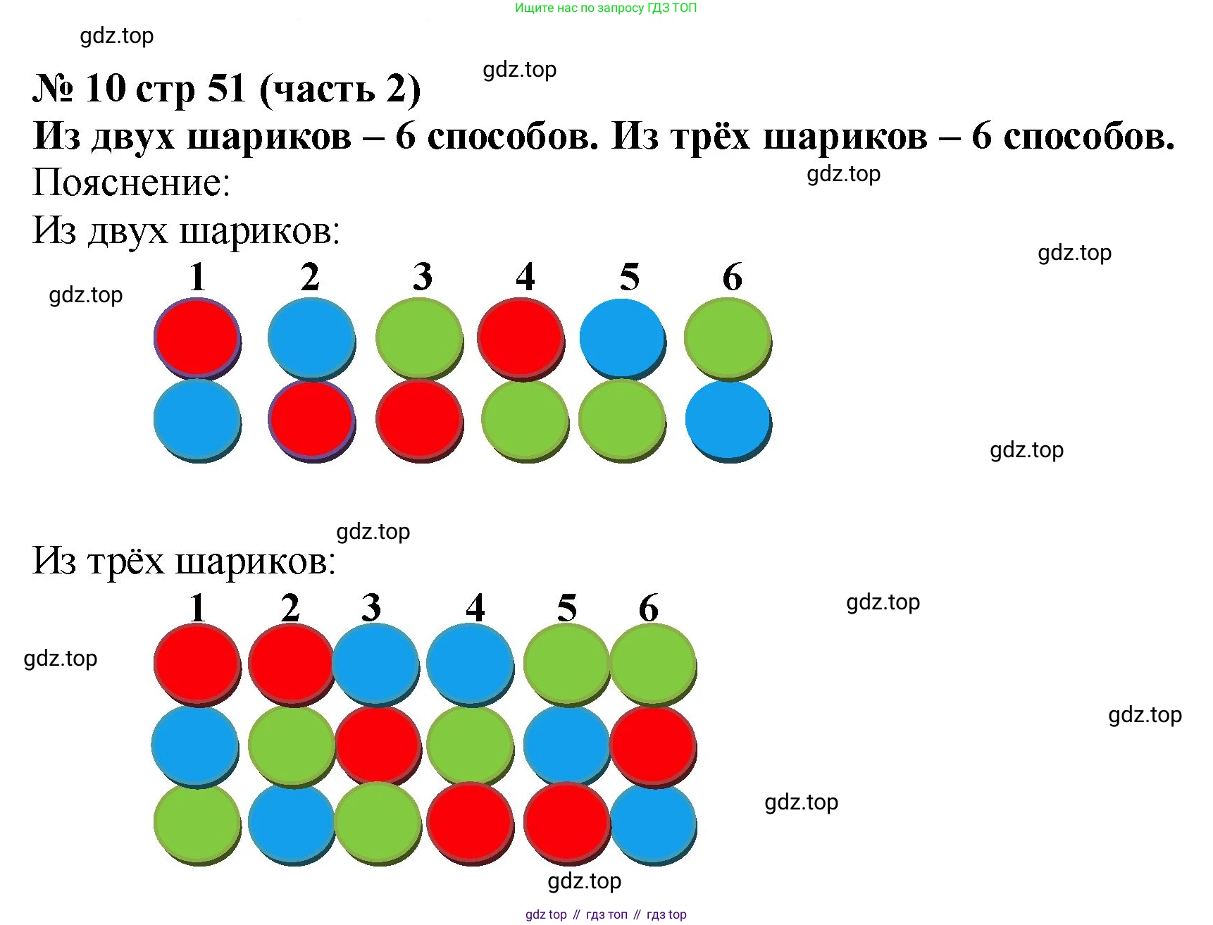 Математика, 2 класс Учебник, авторы: Моро Мария Игнатьевна, Бантова Мария Александровна, Бельтюкова Галина Васильевна, Волкова Светлана Ивановна, Степанова Светлана Вячеславовна, издательство Просвещение, Москва, 2023, белого цвета, Часть 2, страница 51, номер 10, Решение