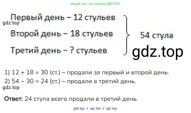 Математика, 2 класс Учебник, авторы: Моро Мария Игнатьевна, Бантова Мария Александровна, Бельтюкова Галина Васильевна, Волкова Светлана Ивановна, Степанова Светлана Вячеславовна, издательство Просвещение, Москва, 2023, белого цвета, Часть 2, страница 54, номер 3, Решение