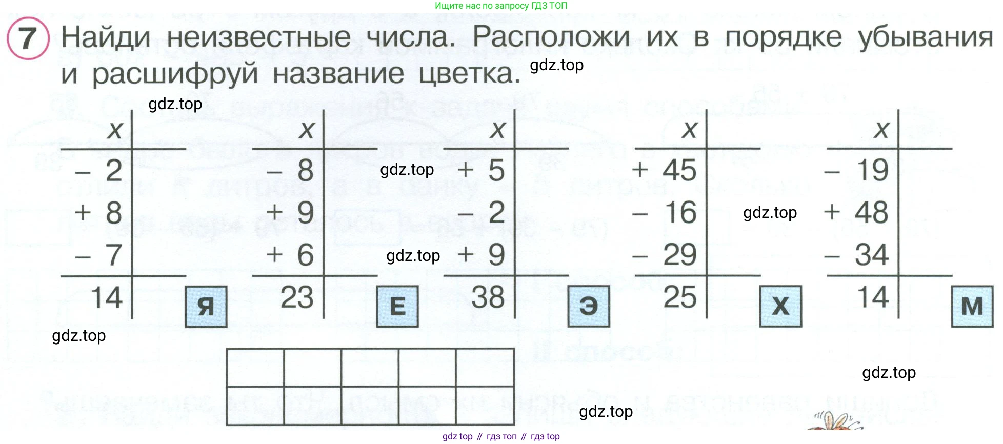 ГДЗ Математика, 2 класс рабочая тетрадь, автор: Петерсон Людмила Георгиевна, издательство Просвещение, Москва, 2023, голубого цвета, Часть 2, страница 20, номер 7, Условие