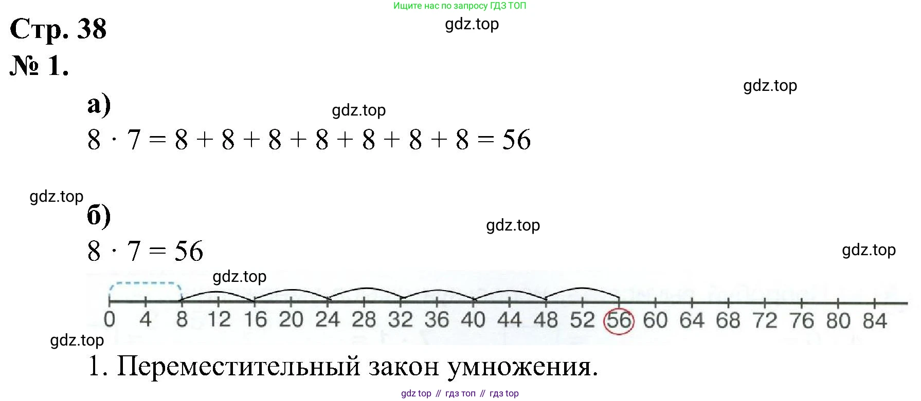 ГДЗ Математика, 2 класс рабочая тетрадь, автор: Петерсон Людмила Георгиевна, издательство Просвещение, Москва, 2023, голубого цвета, Часть 2, страница 38, номер 1, Решение