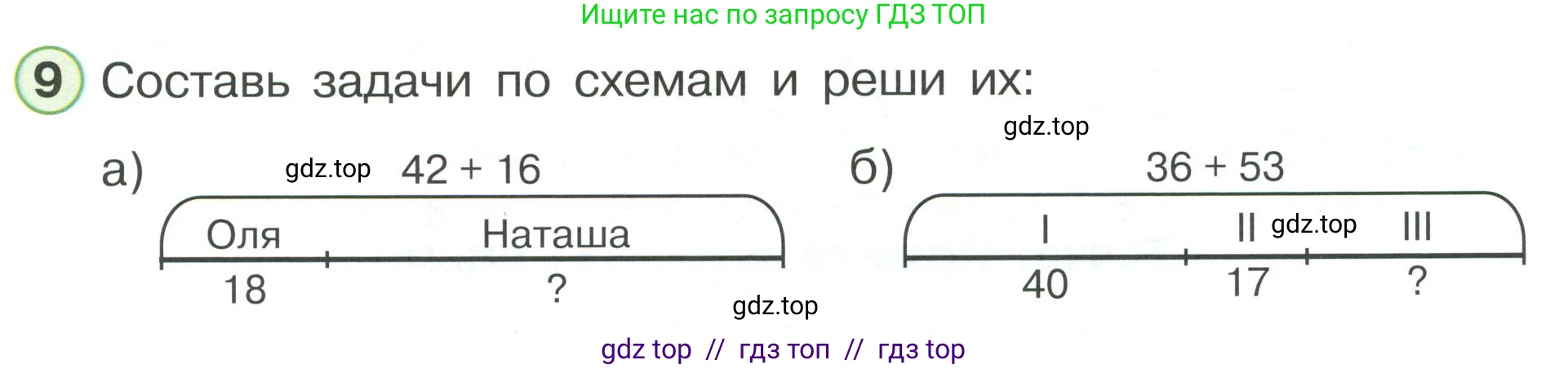 Математика, 2 класс Учебник, автор: Петерсон Людмила Георгиевна, издательство Просвещение, Москва, 2024, голубого цвета, Часть 1, страница 5, номер 9, Условие